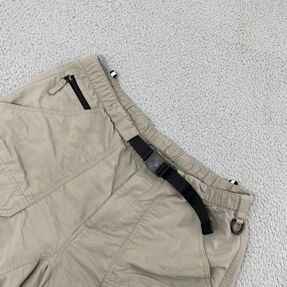 The North Face Shorts Men L Tan Belted Outdoor Hiking Nylon Cargo